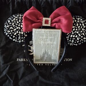 Disney Parks Baublebar Jeweled Black and Red Minnie Mouse Ears